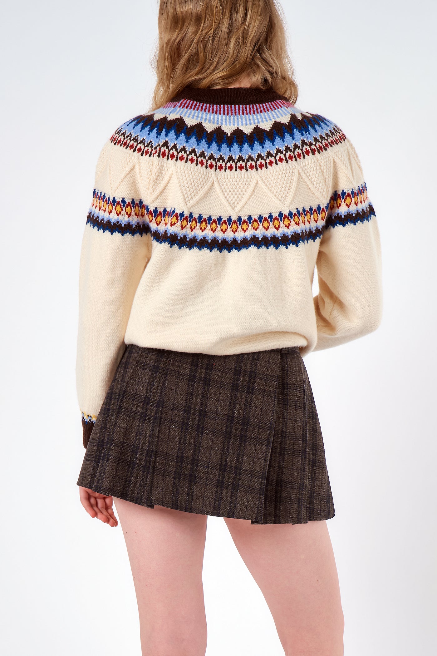 storets.com Amber Pleated Tartan Mini Skort
