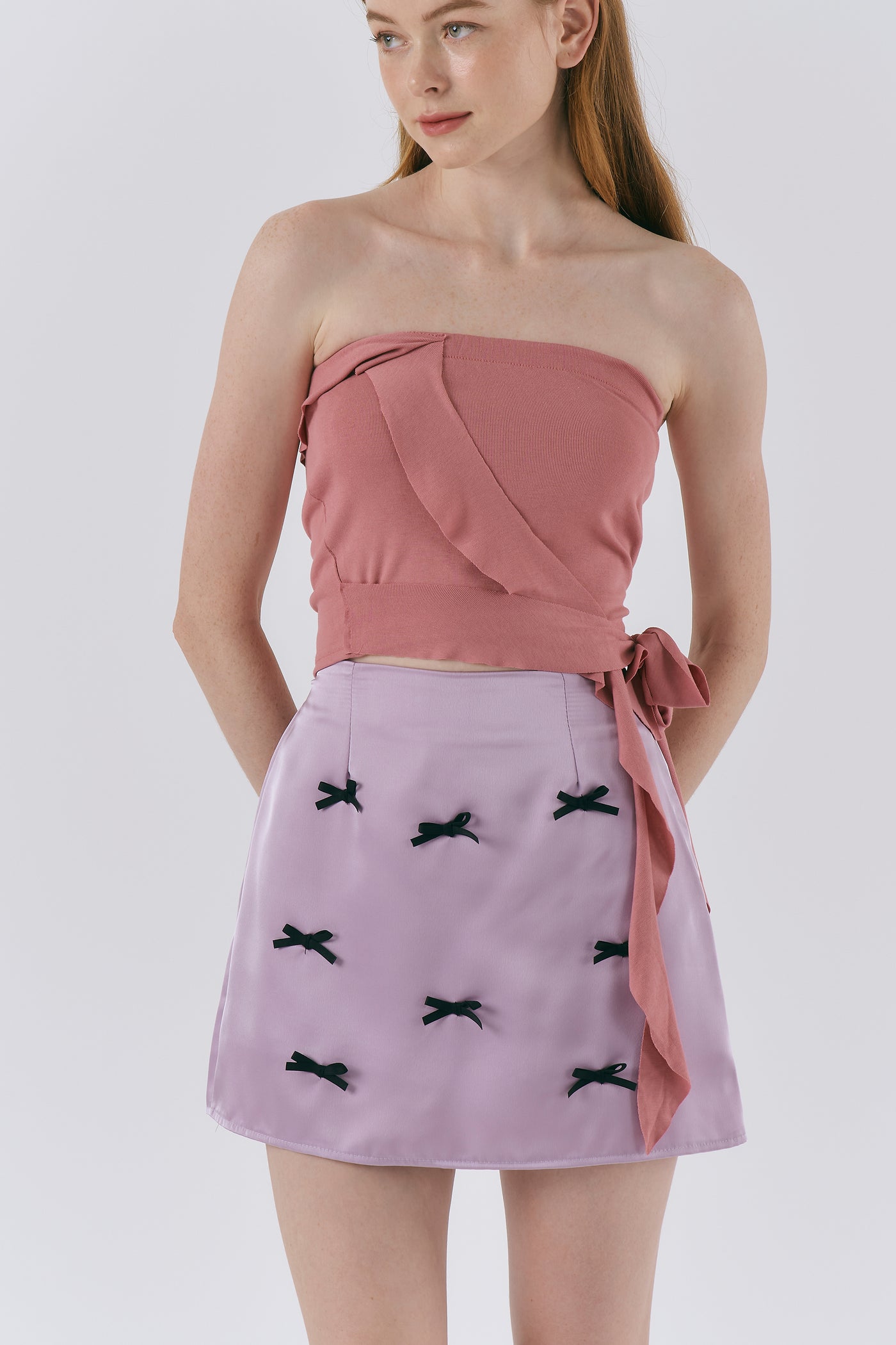 storets.com Mindy Ruffled Bandeau Top