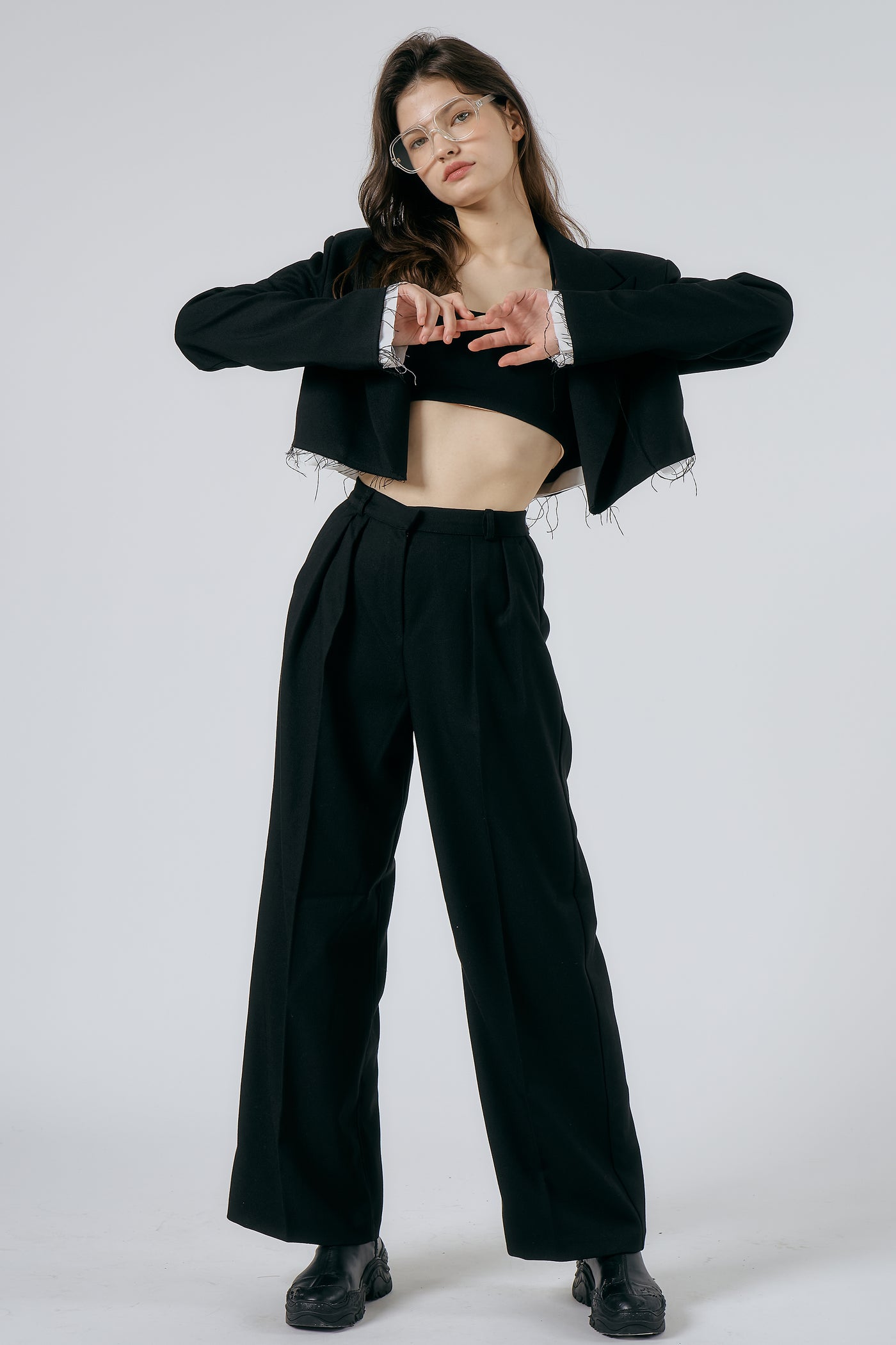 storets.com Olive Wide Leg Pants