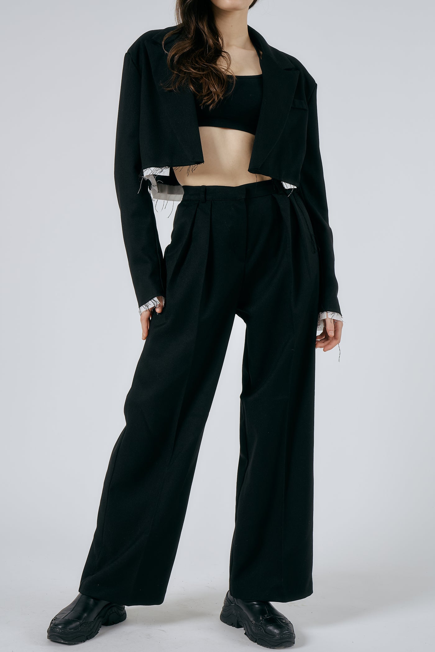 storets.com Olive Wide Leg Pants