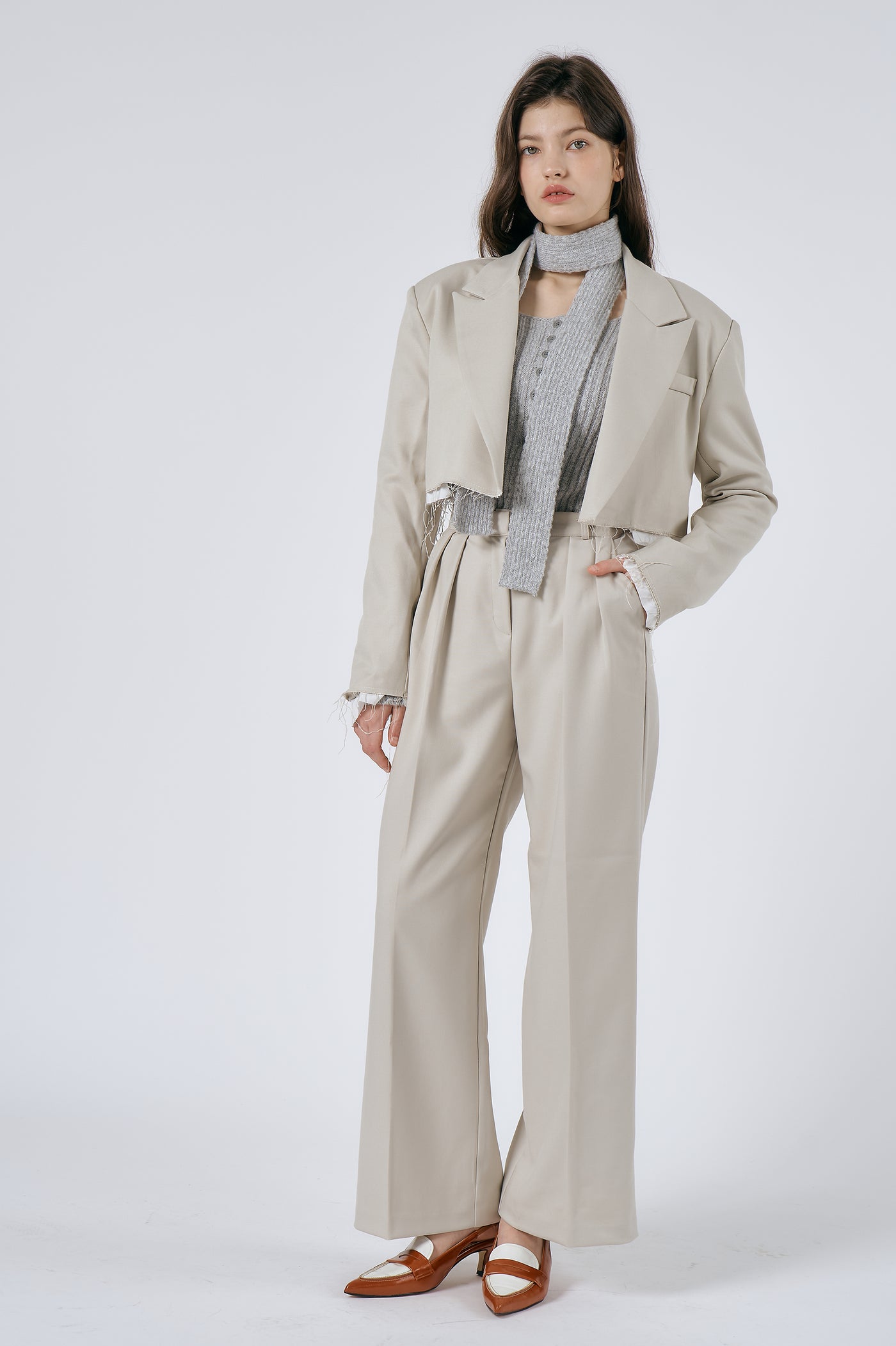 storets.com Olive Wide Leg Pants