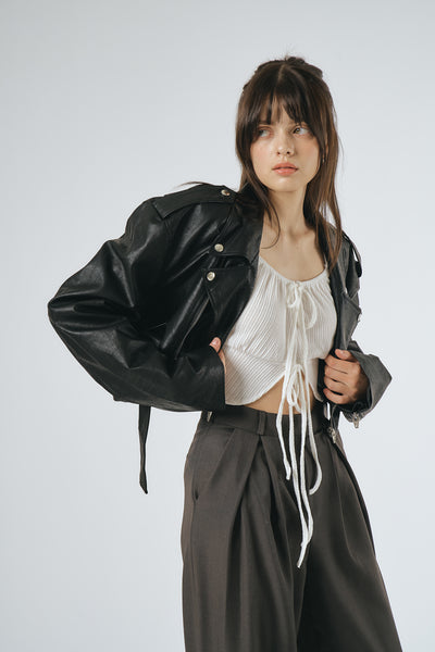 storets.com Pam Puff Sleeved Cropped Top