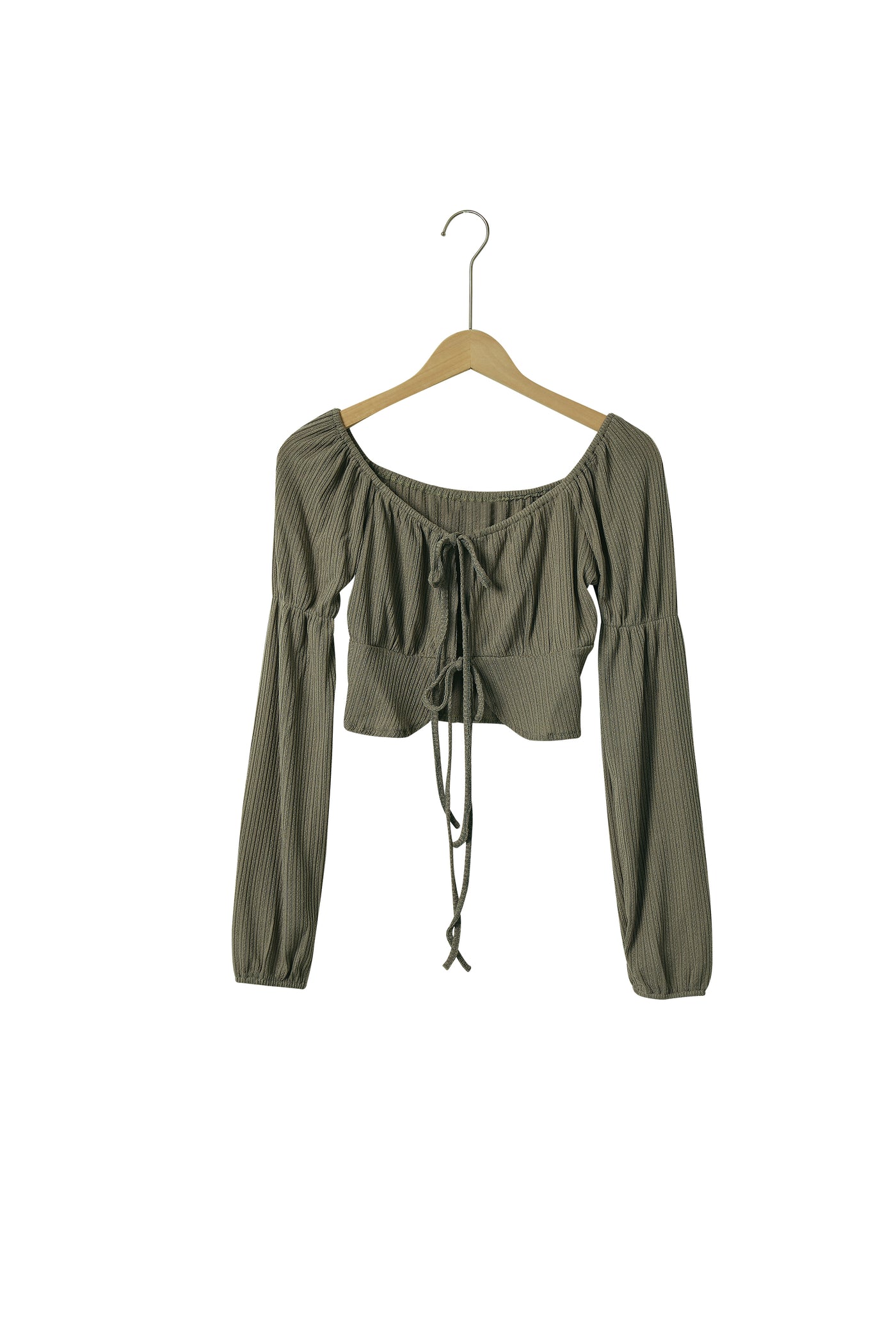 storets.com Pam Puff Sleeved Cropped Top