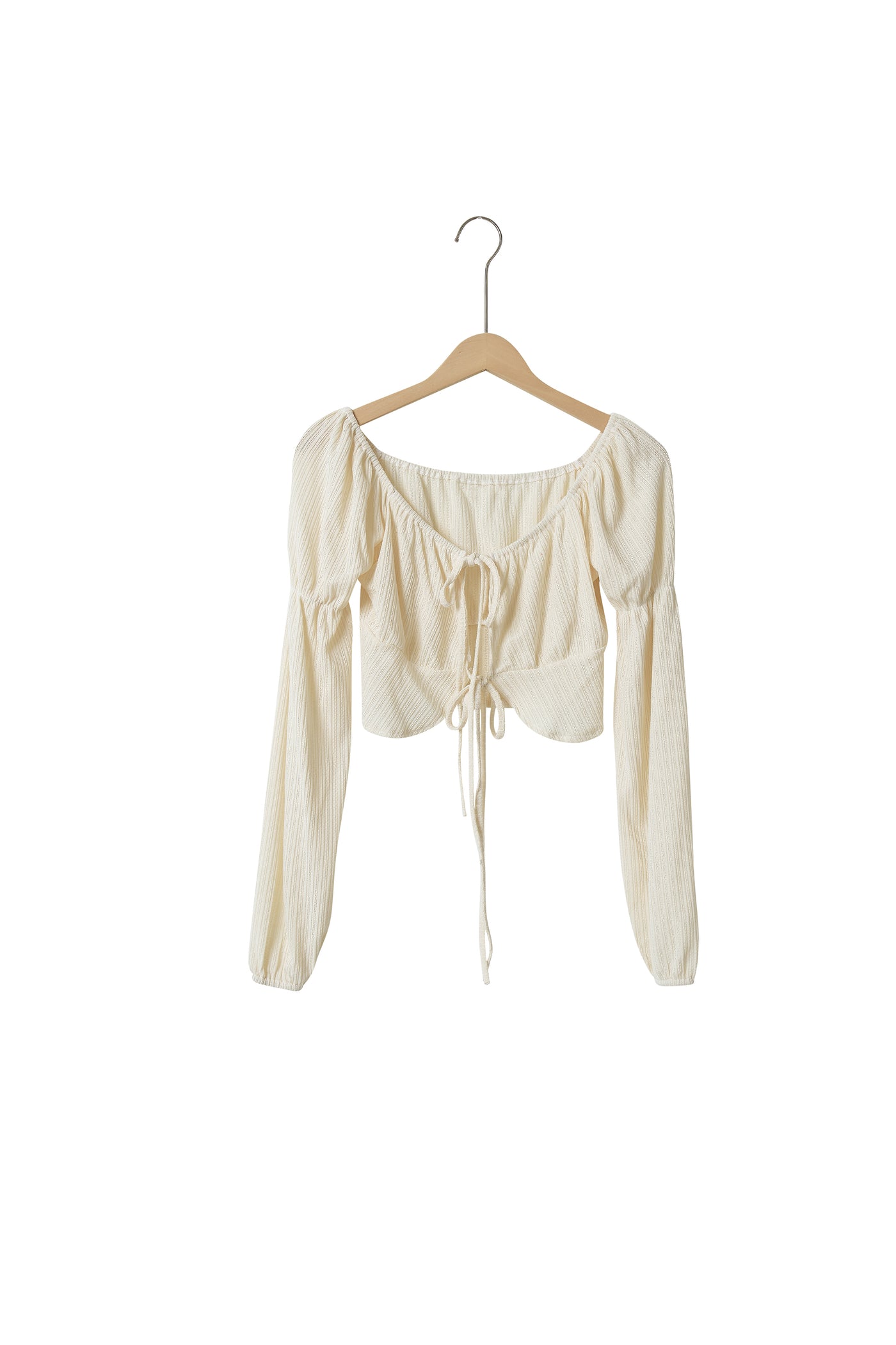 storets.com Pam Puff Sleeved Cropped Top