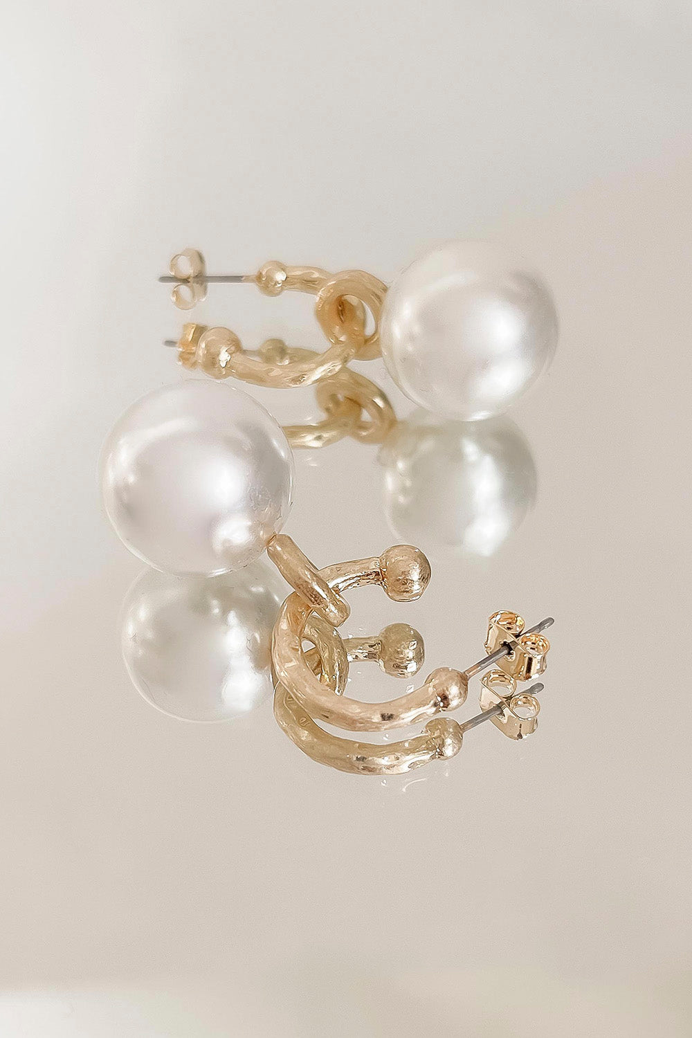 storets.com Faux Pearl Ringering Earrings