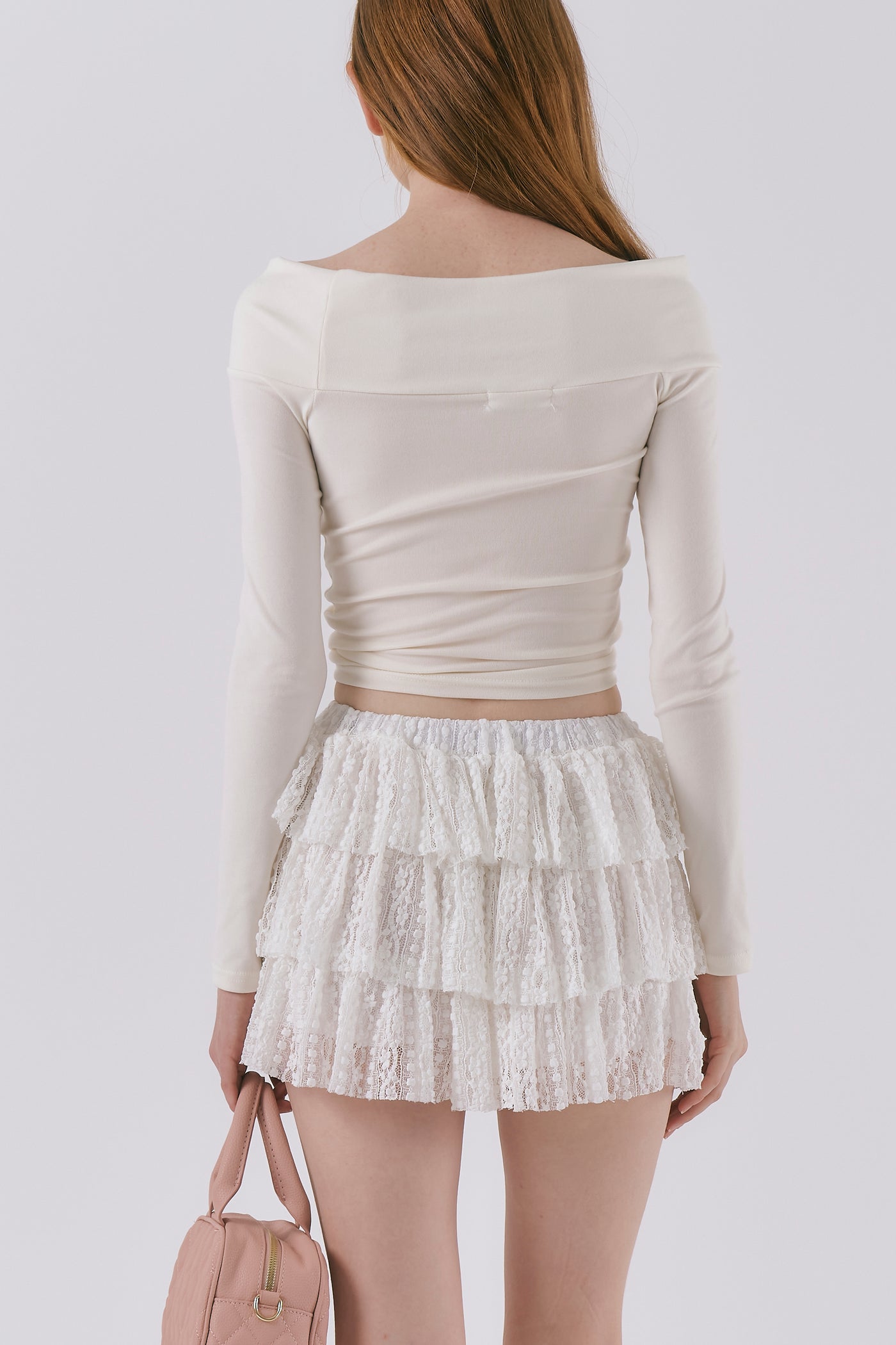 storets.com Ailey Tiered Lace Skorts