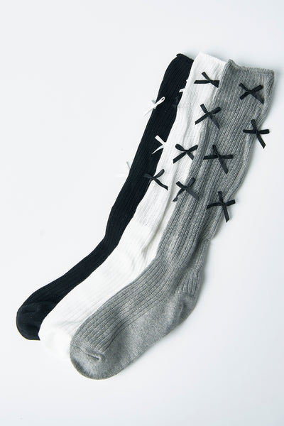 storets.com Petite Ribbon Knee Socks