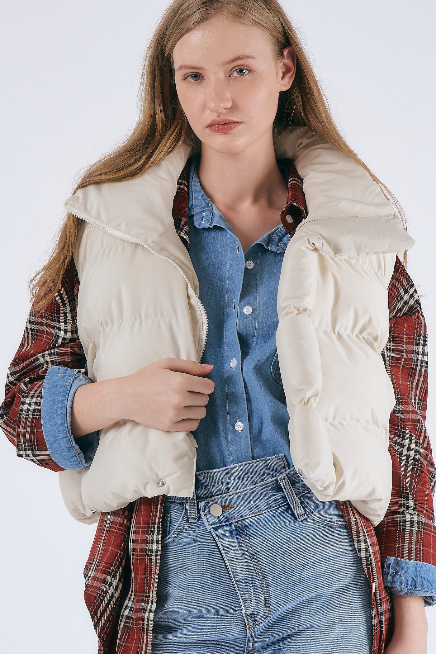 storets.com Phoebe Cropped Puffer Vest