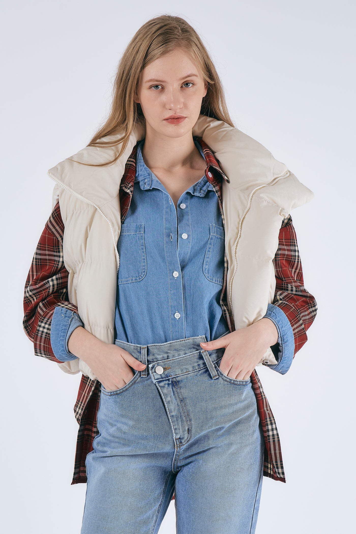 storets.com Phoebe Cropped Puffer Vest