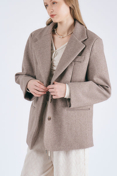 storets.com Poppy Woolblend Quilted Blazer