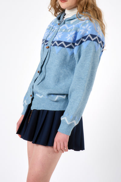 storets.com Queeny Intarsia Sweater Jacket