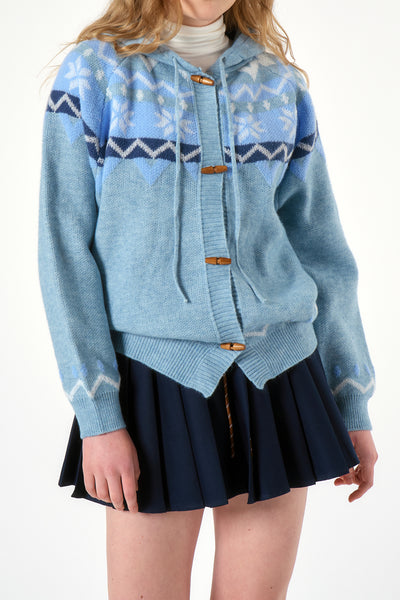 storets.com Queeny Intarsia Sweater Jacket