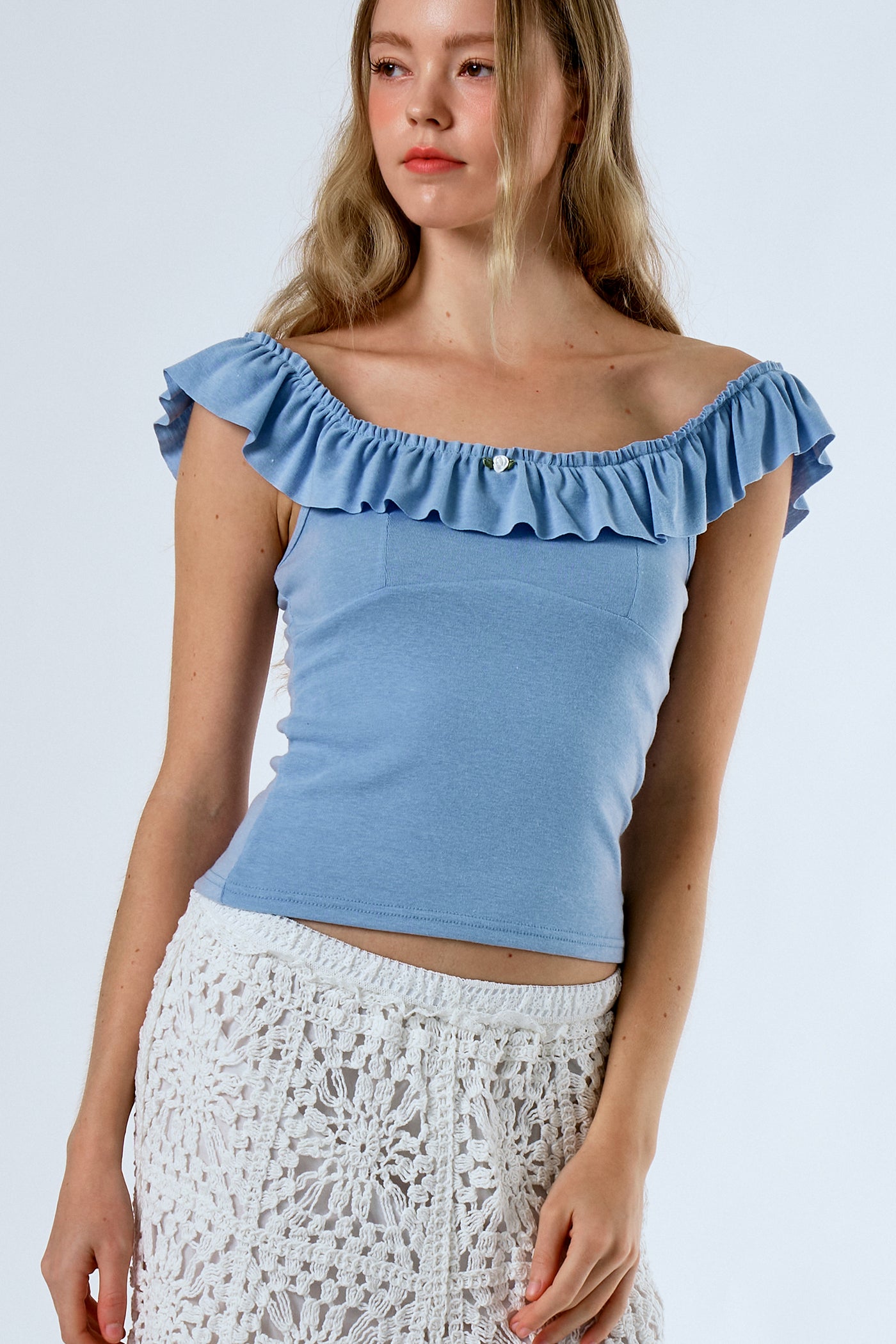 storets.com Ridley Ruffled Top