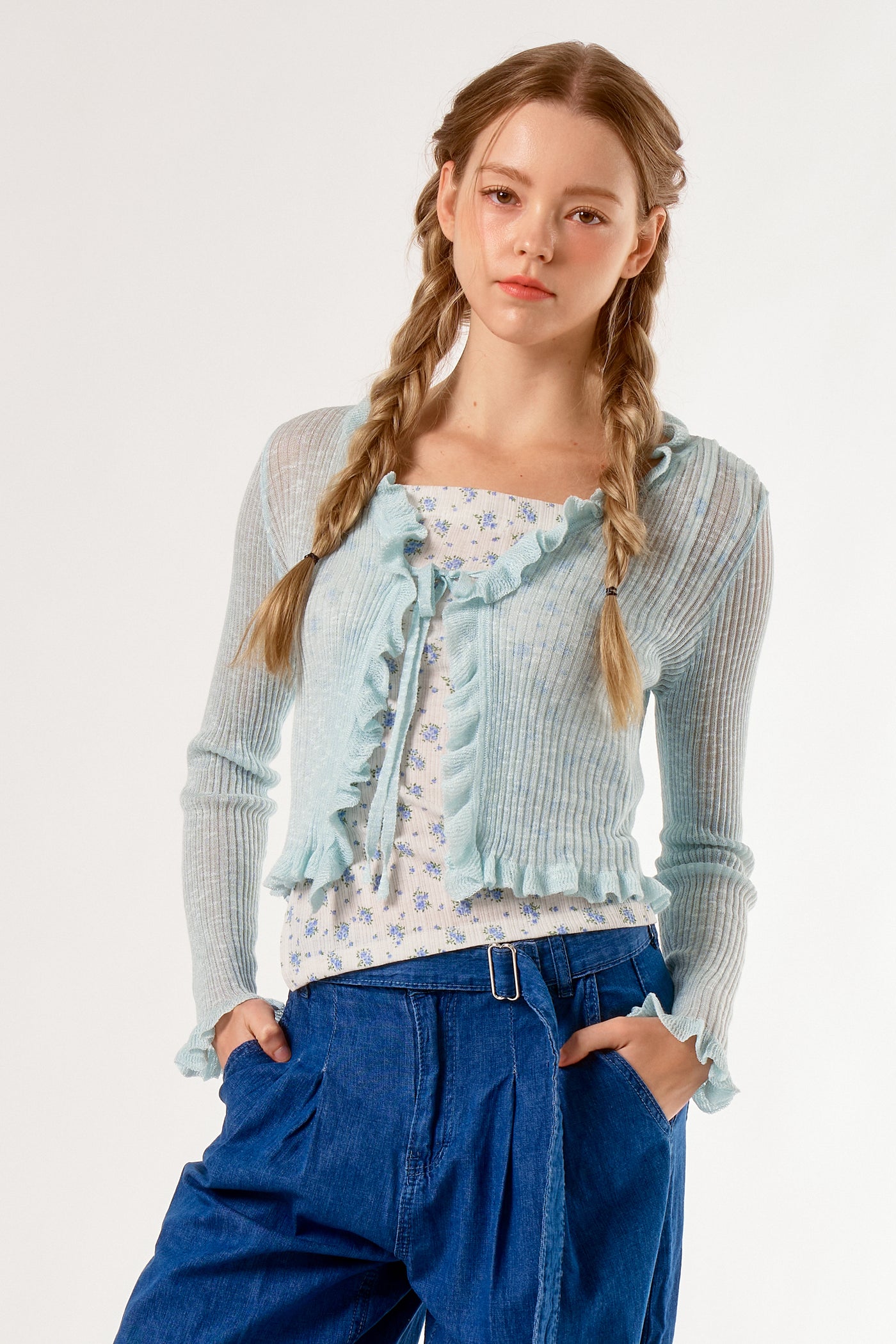 storets.com Scottie Ruffled Cardi