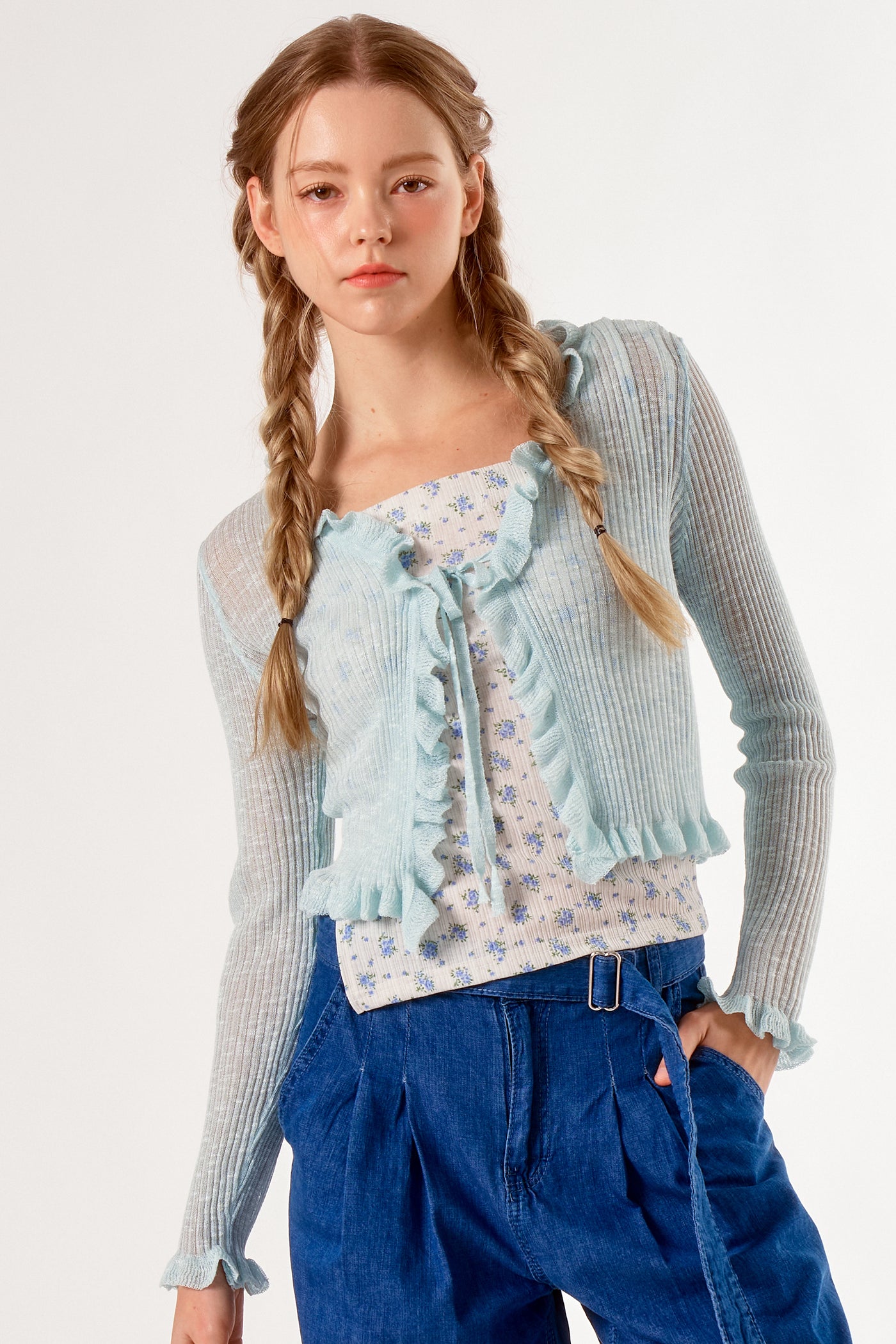 storets.com Scottie Ruffled Cardi