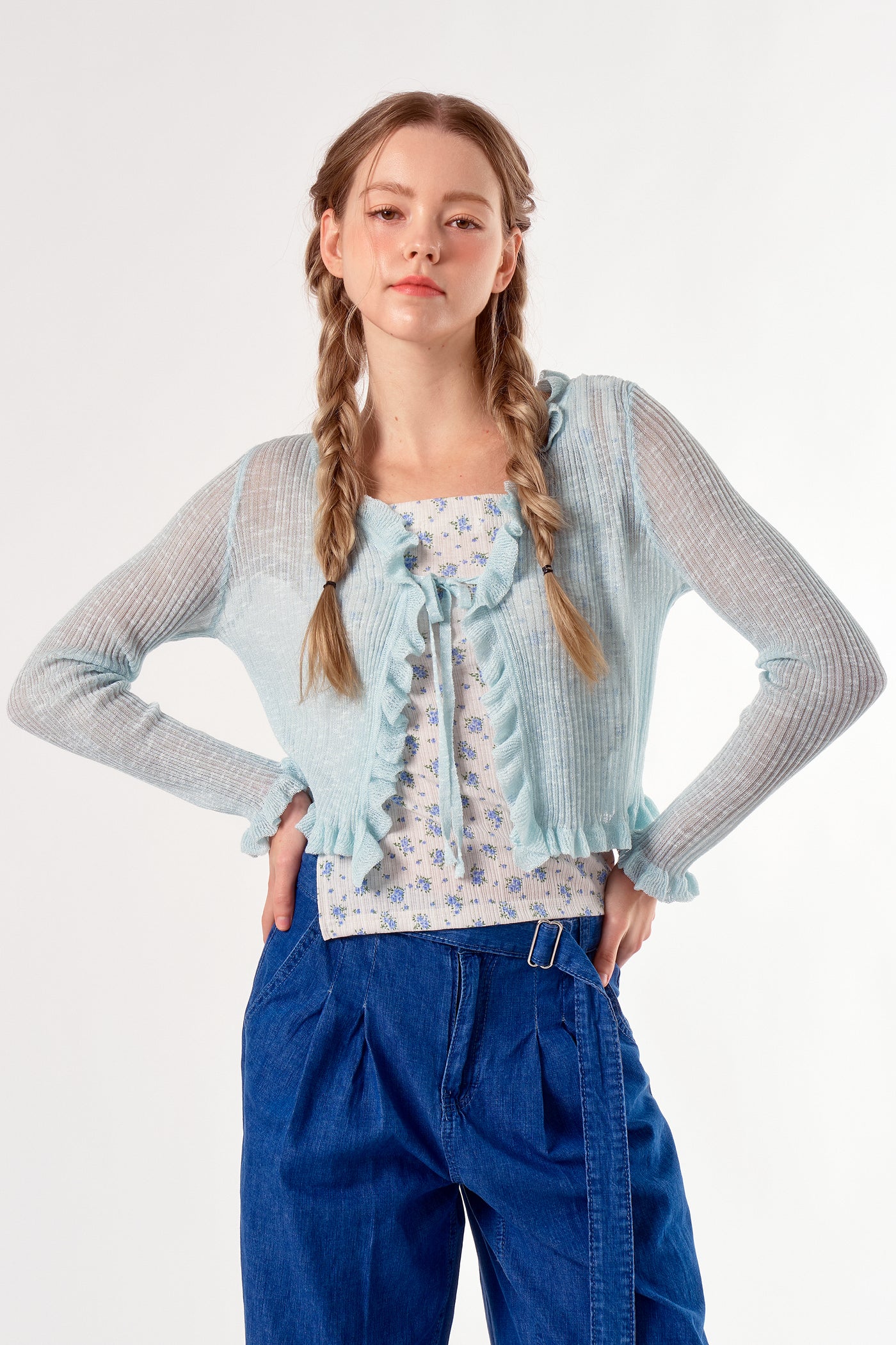 storets.com Scottie Ruffled Cardi