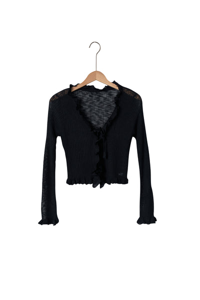 storets.com Scottie Ruffled Cardi