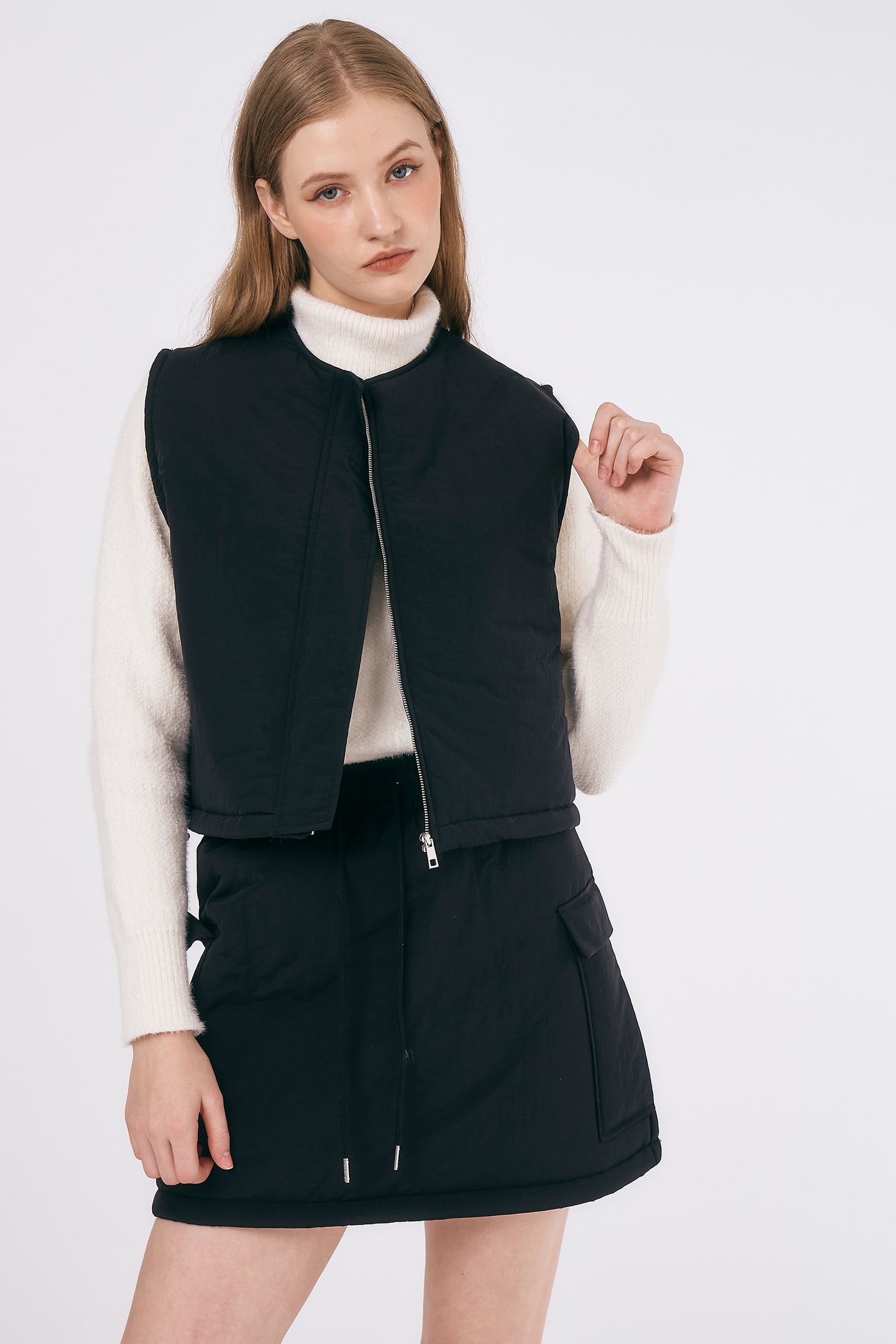 storets.com Skylar Nylon Cropped Vest
