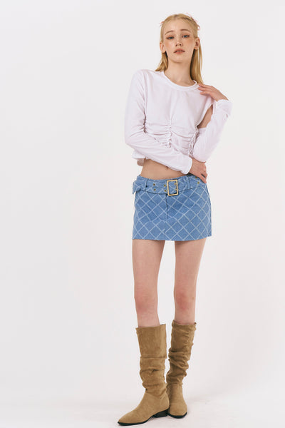 storets.com Melissa Micro Mini Denim Skirt