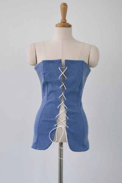 storets.com Talia Lace-up Top