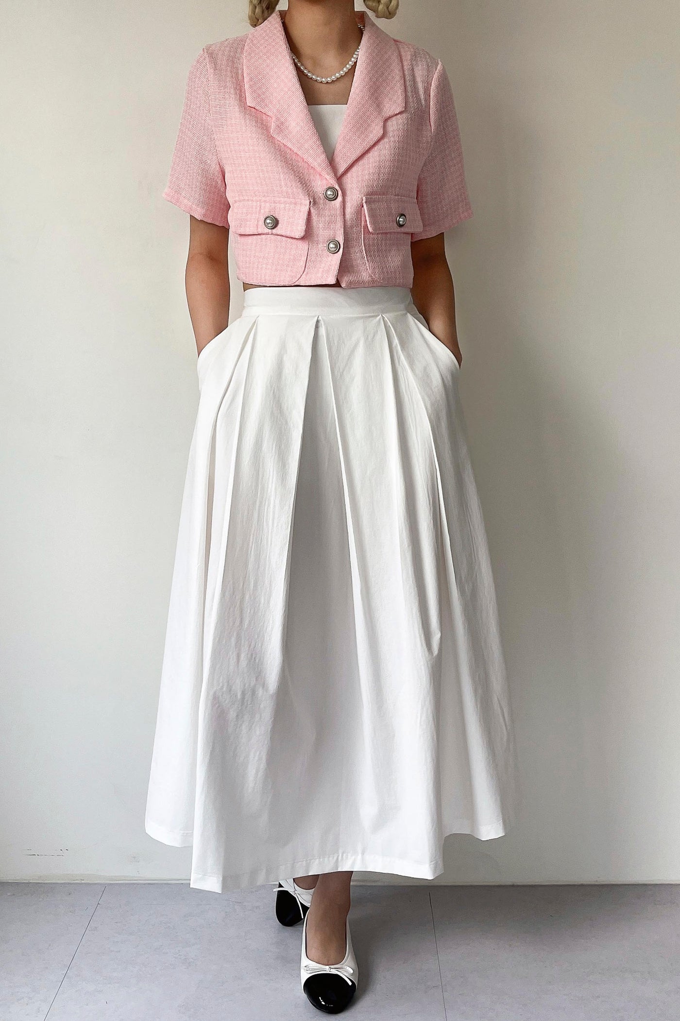 storets.com Talia Tweed Crop Jacket