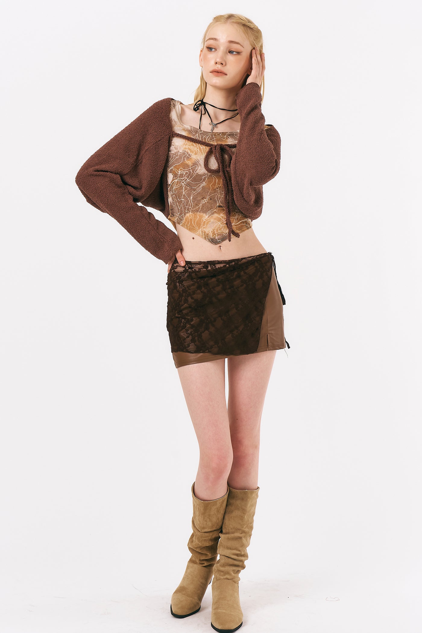 storets.com Tammy Boucle Cardi