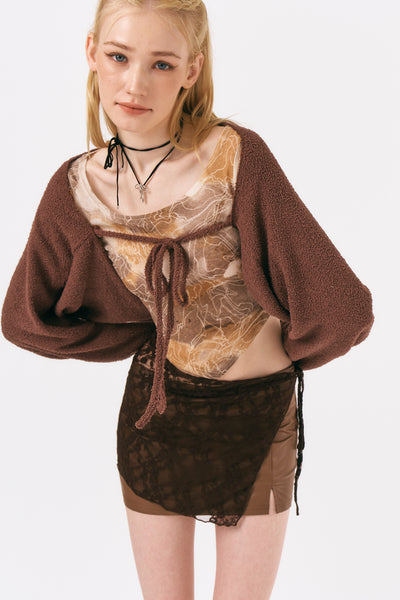 storets.com Metal Bows Velvet Necklace