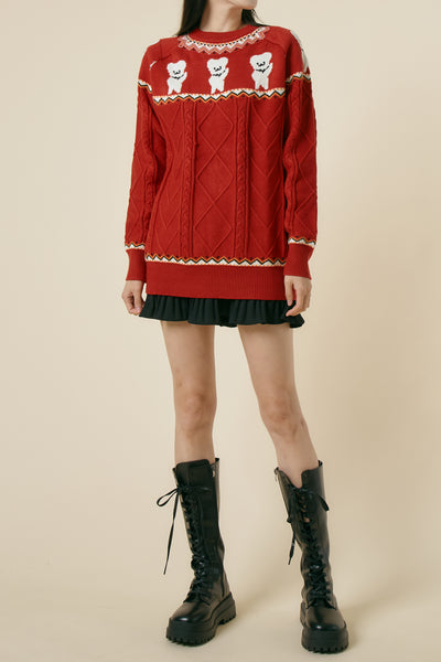 storets.com [STORETS X COSONNE] Teddy Ugly Sweater