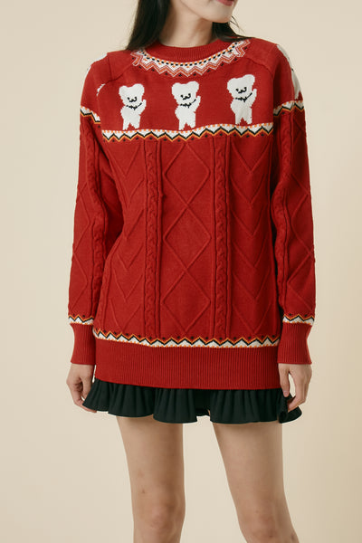 storets.com [STORETS X COSONNE] Teddy Ugly Sweater