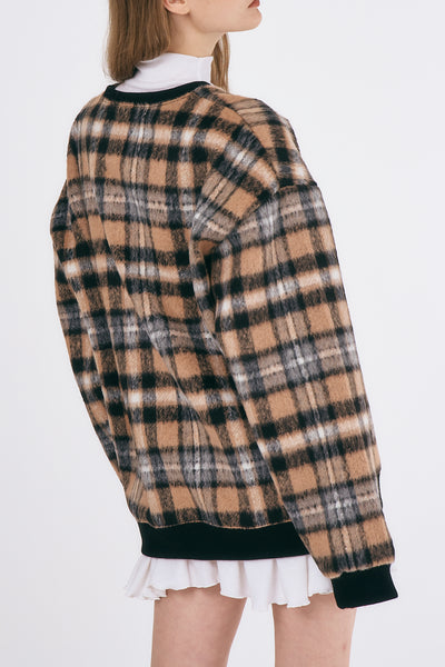 storets.com Willow Oversized Plaid Top