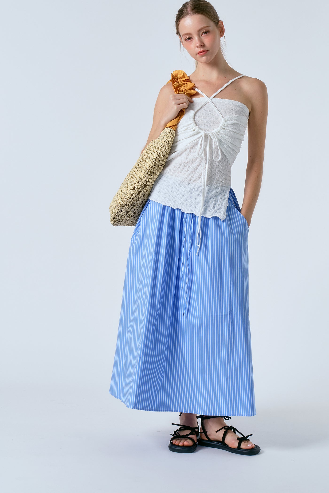 storets.com Julietta Striped Skirt