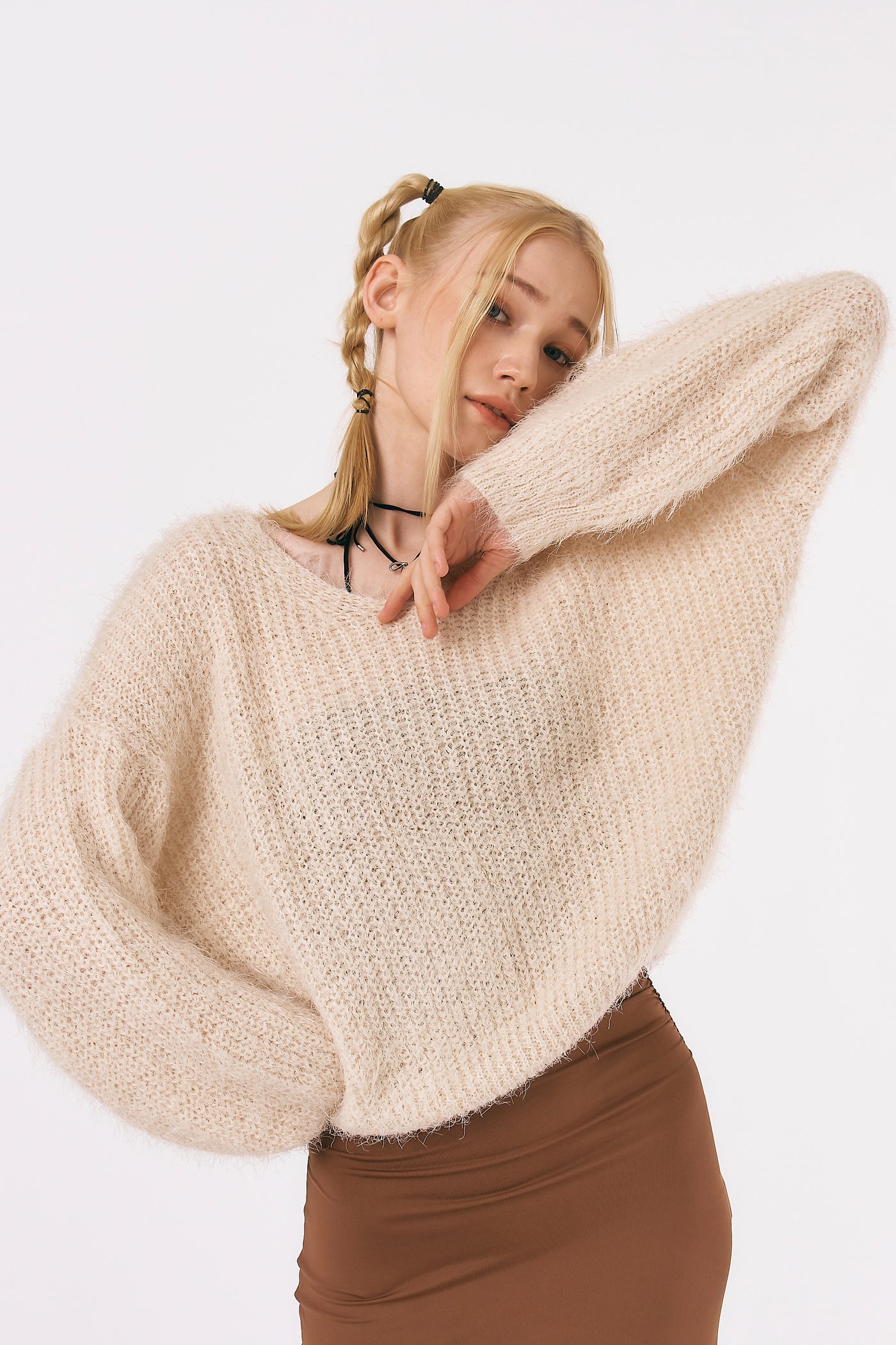 storets.com Zoe Fuzzy Sweater Top