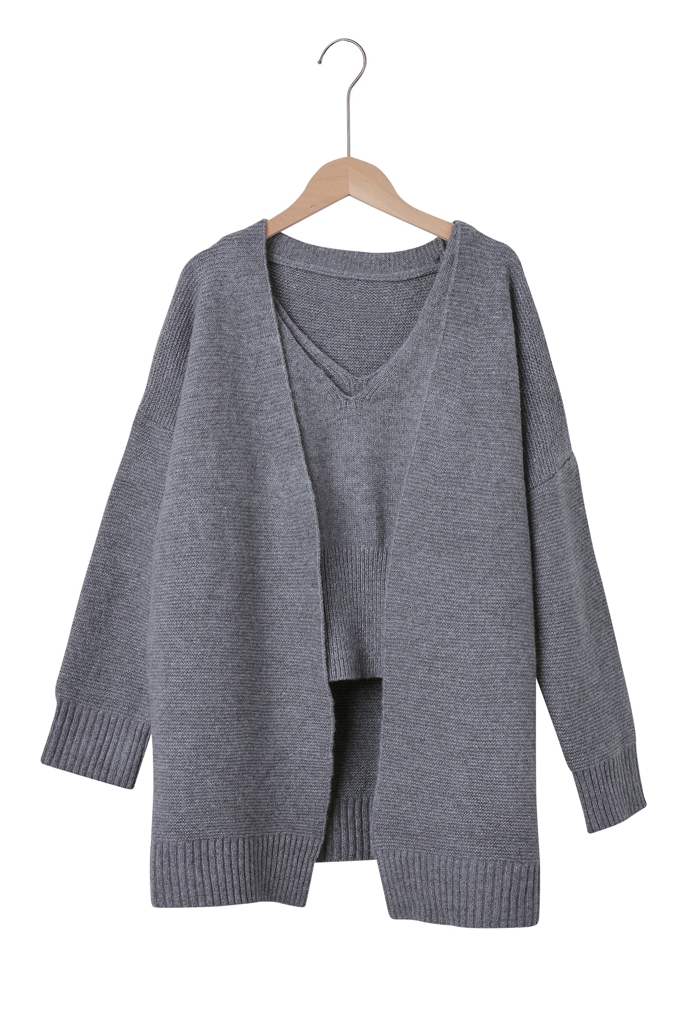 storets.com Chantal Oversized Knitted Top and Cardi Set