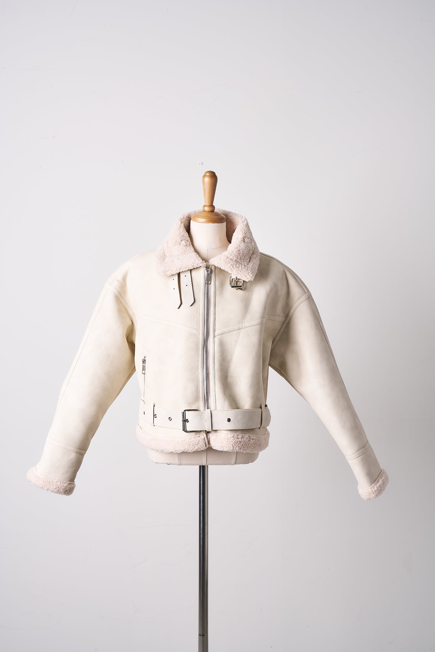 storets.com Dilla Faux Shearling Aviator Jacket