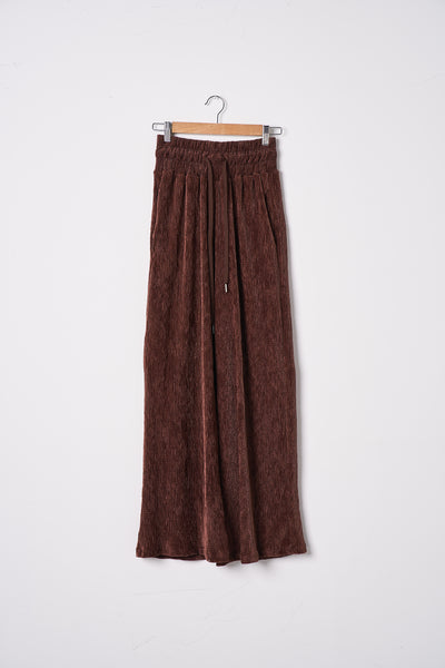 storets.com Milla Velour Wide Leg Pants