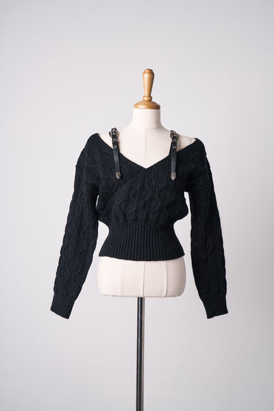 storets.com Maya Shoulder Strap Sweater
