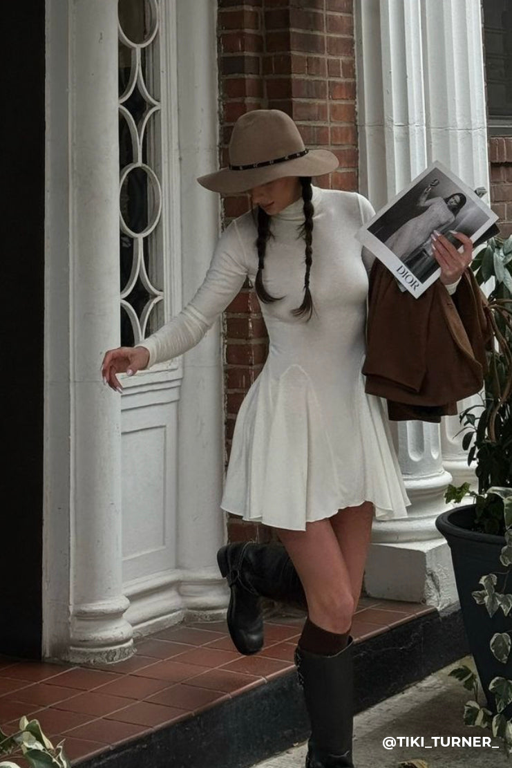 storets.com Kaisley Flare Knitted Dress