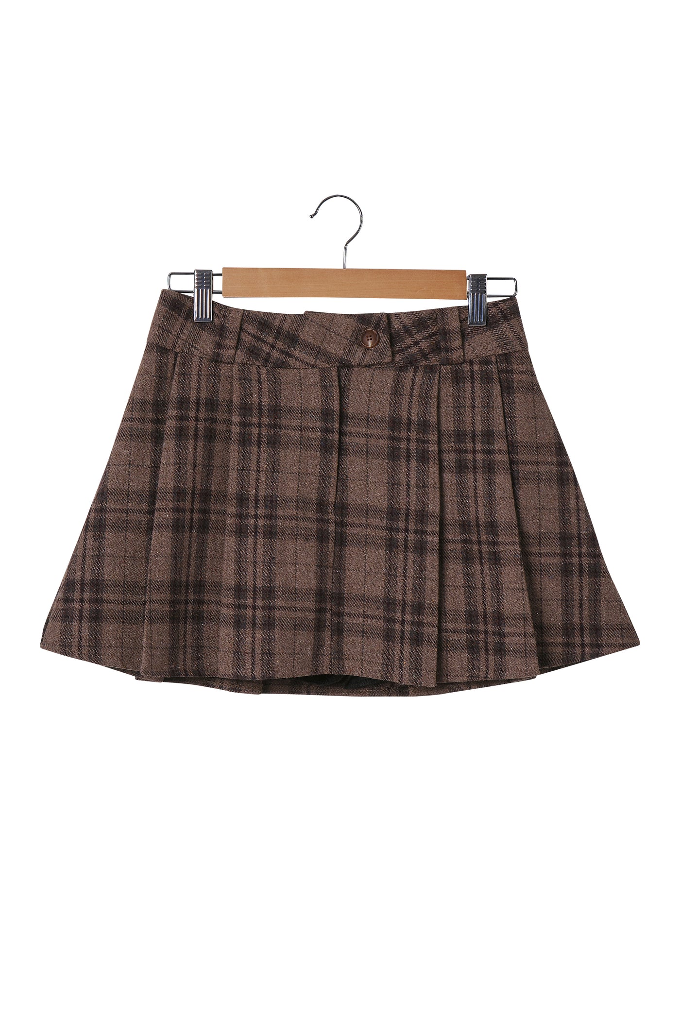 storets.com Amber Pleated Tartan Mini Skort