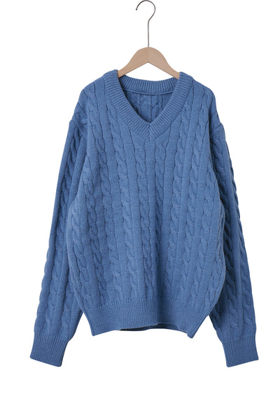 storets.com Gemma Cable Knitted Top (SUSTAINABLE)