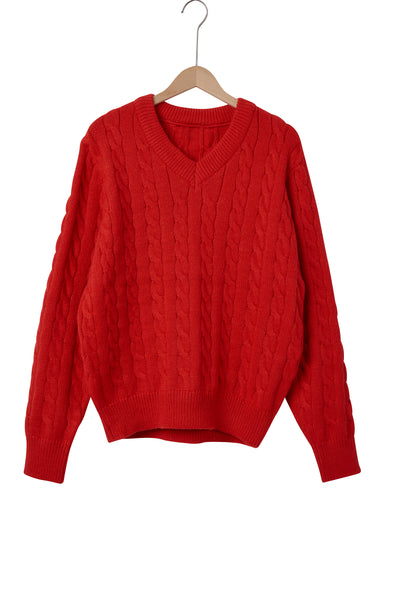storets.com Gemma Cable Knitted Top (SUSTAINABLE)