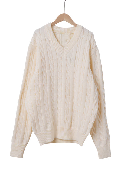 storets.com Gemma Cable Knitted Top (SUSTAINABLE)