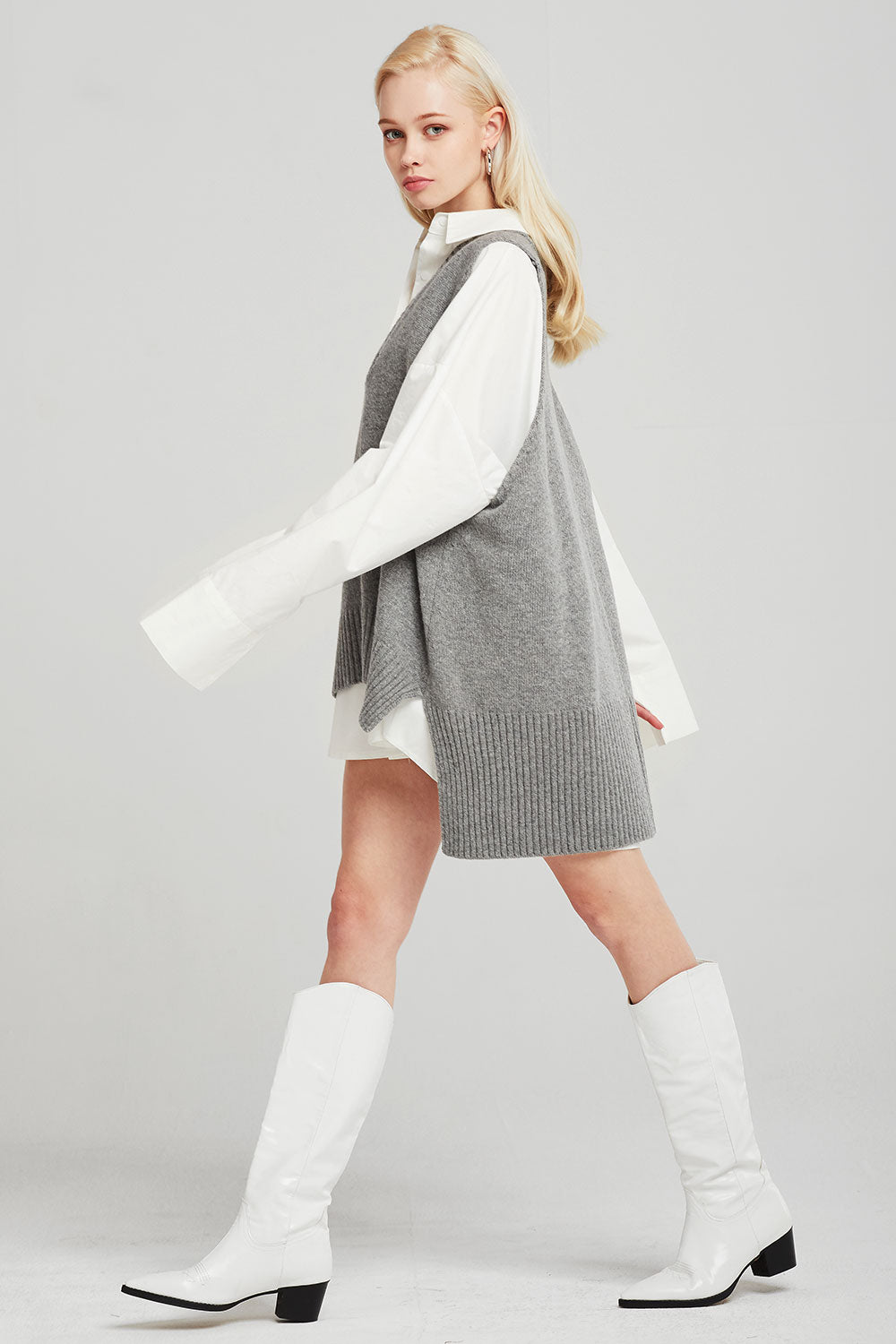 storets.com Lyla Oversized Knit Vest