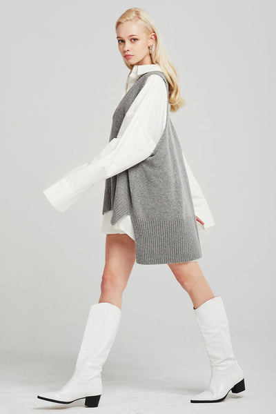 storets.com Lyla Oversized Knit Vest
