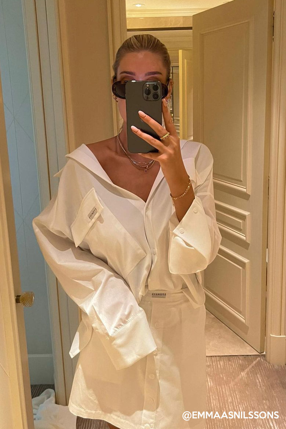 storets.com Sandra Oversized Safari Shirt