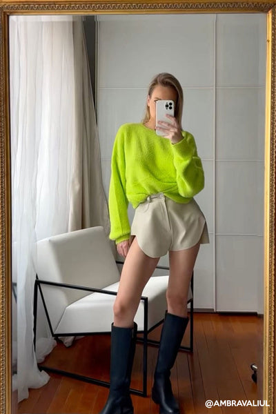 storets.com Lola Overlay Pleather Short