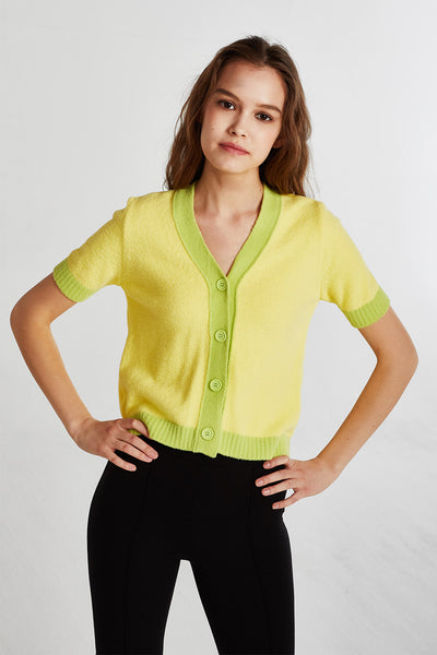 storets.com Lucy Contrast Trim Cardigan