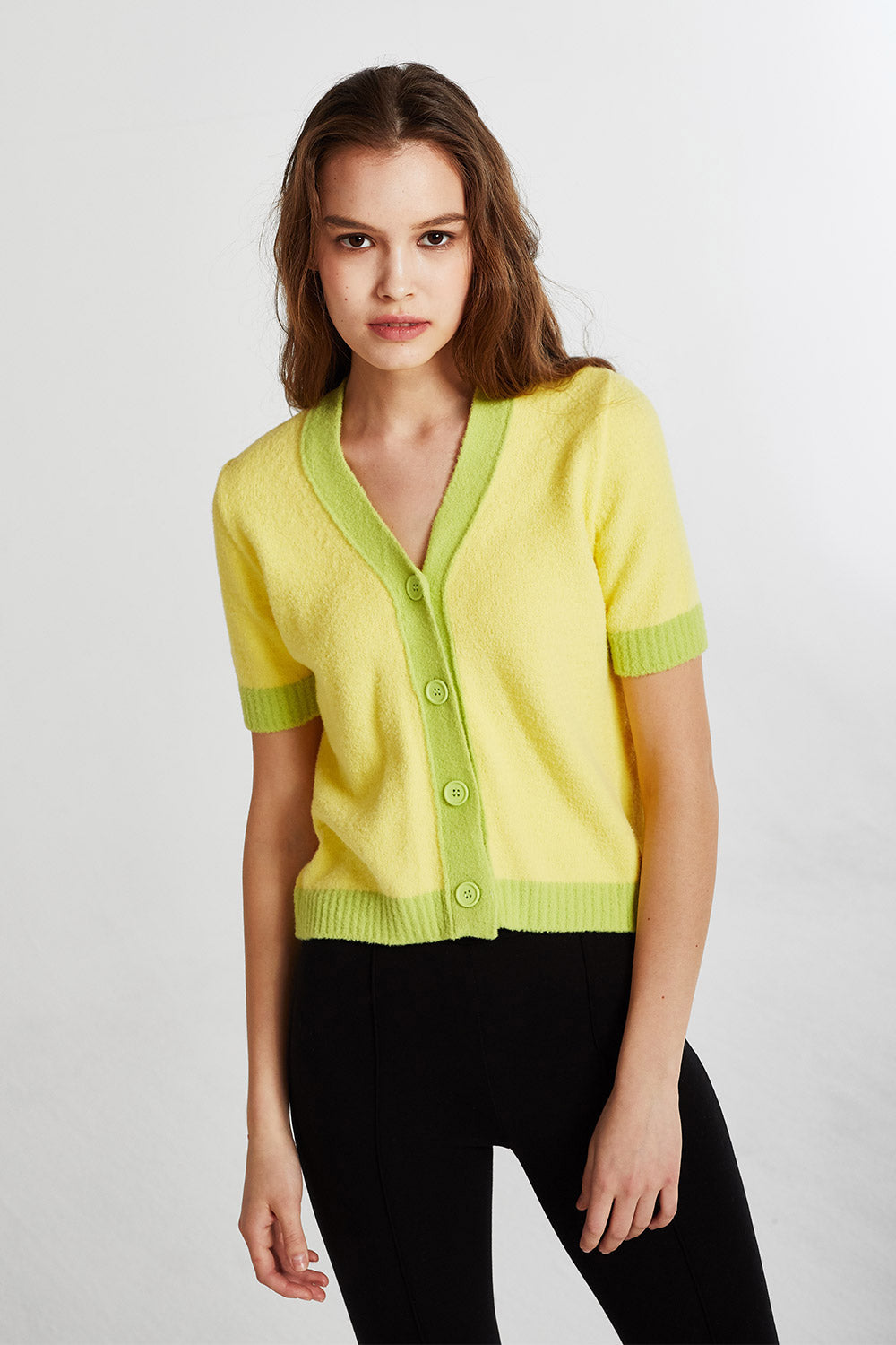 storets.com Lucy Contrast Trim Cardigan