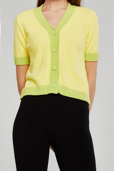 storets.com Lucy Contrast Trim Cardigan