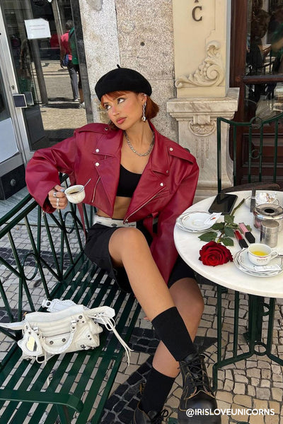 storets.com Emma Cropped Rider Jacket