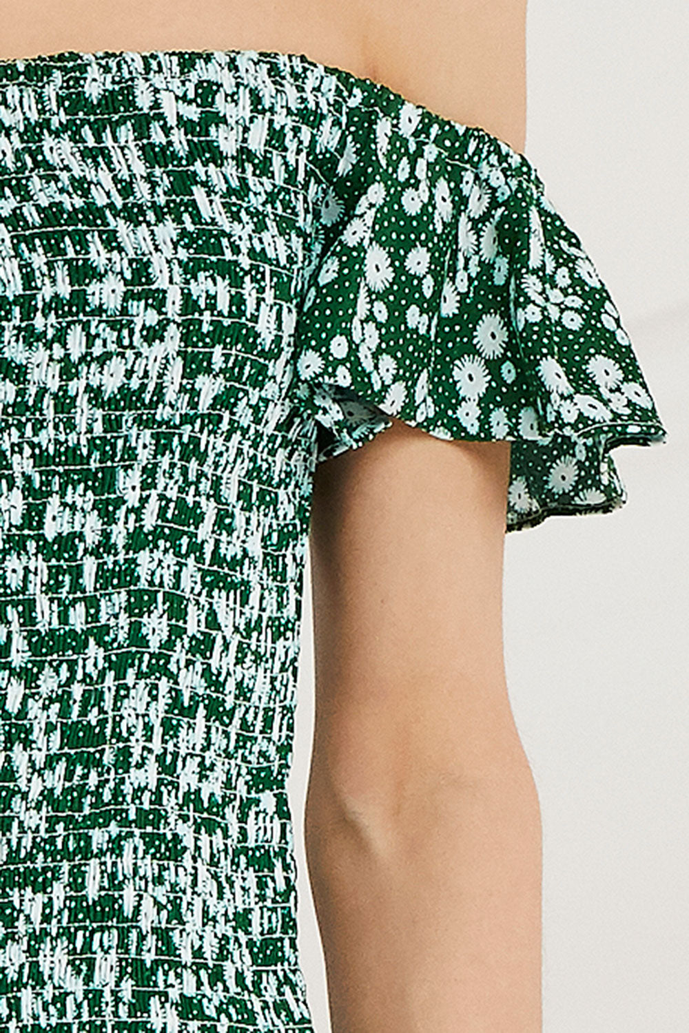 storets.com Marianna Smock Off Shoulder Dress